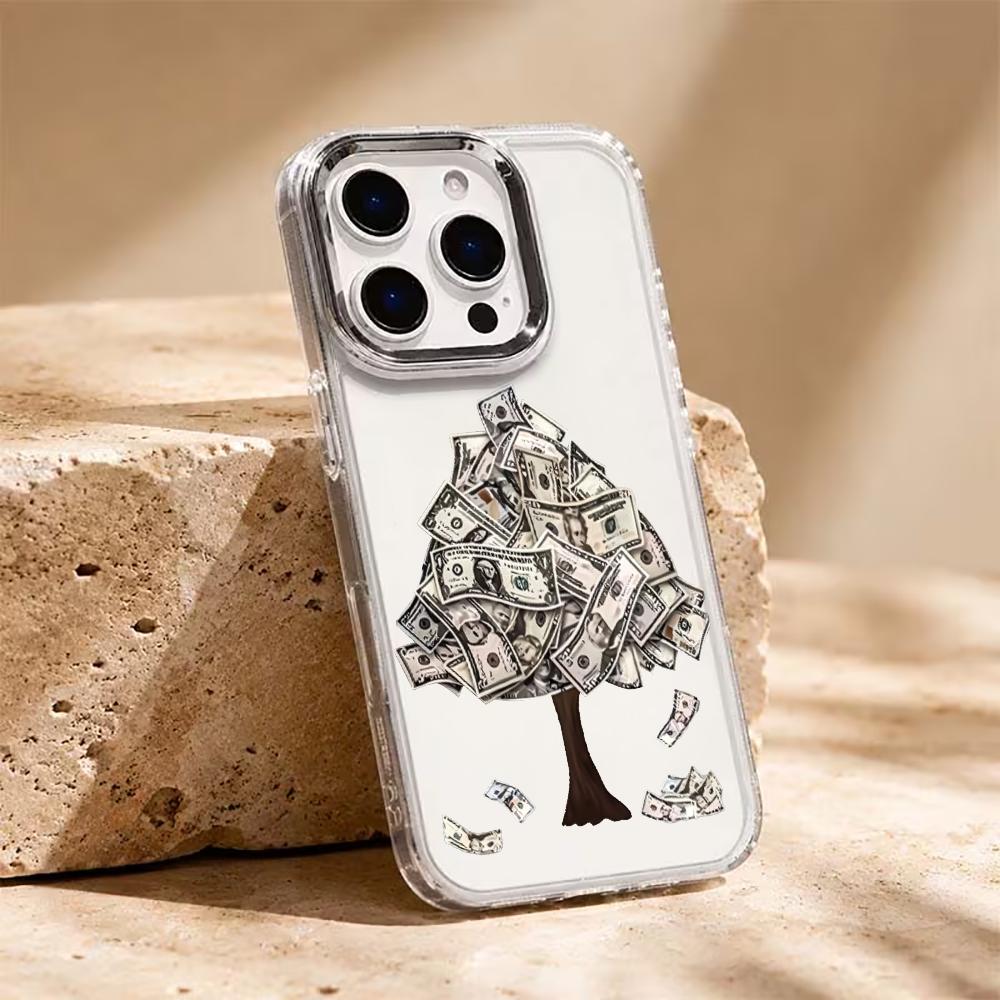 창의적인 디자인의 돈나무 모양, 달러 지폐 패턴 투명  - Phone Cases Dollar Tree 리뷰 및 가격
