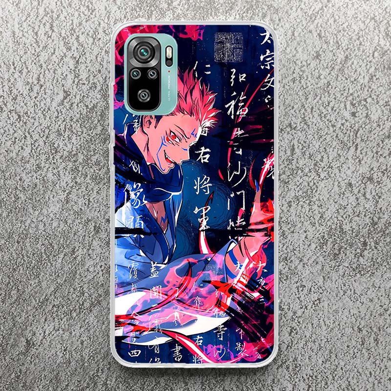 카이센 J-주술회전 류오멘 스쿠나 소프트 케이스 샤오미 - Phone Cases Jujutsu Kaisen 리뷰 및 가격