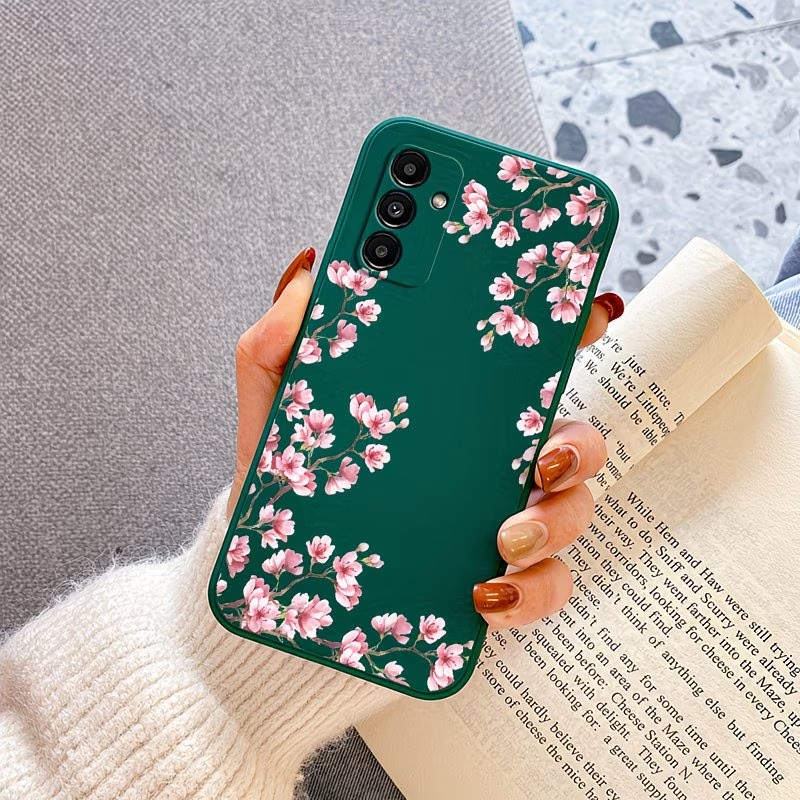 핑크 벚꽃 가지 프린트 폰 케이스 삼성 갤럭시 A73  - Phone Cases Pink 리뷰 및 가격