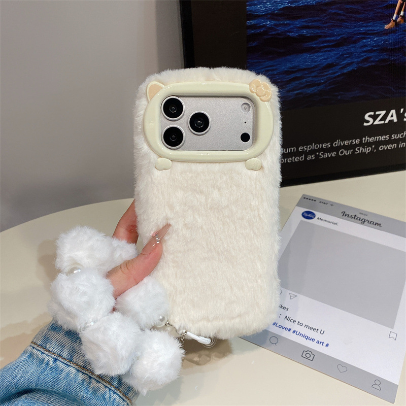 고급 솔리드 컬러 퍼리 플러시 폰 케이스 (아이폰 17 - Phone Cases Amazon 리뷰 및 가격