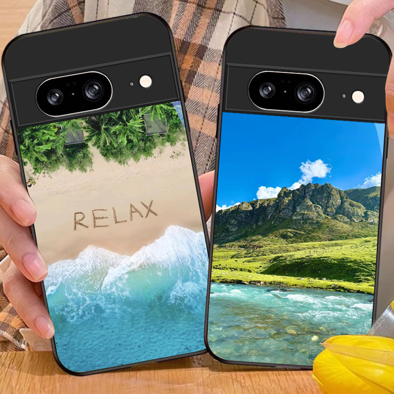 해안 일몰 풍경 구글 픽셀 10 프로 XL 픽셀 8 7 - Phone Cases Google Pixel 7 리뷰 및 가격