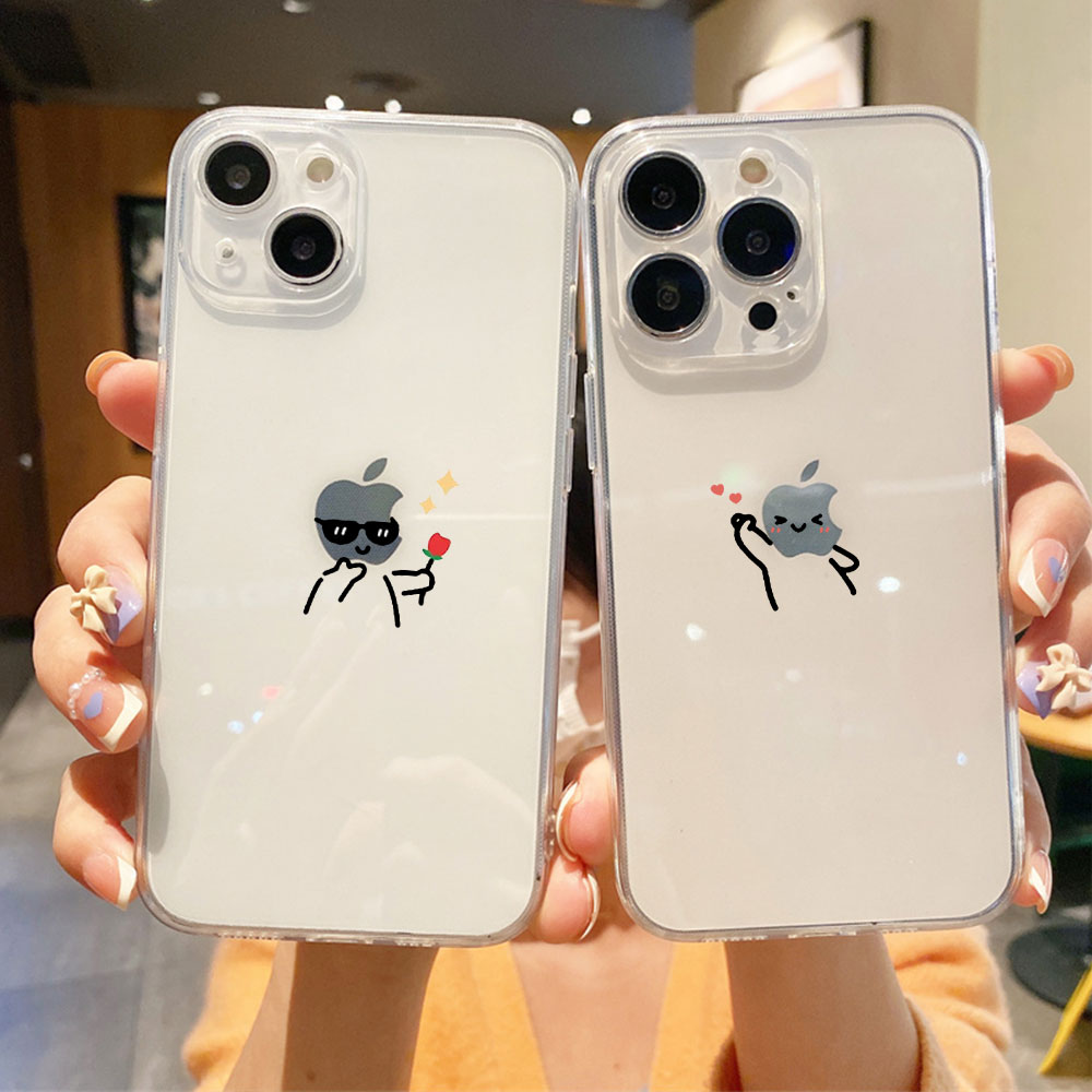 재미있는 성냥개비 남자 커플 투명 폰 케이스 아이폰 1 - Phone Cases Quirky 리뷰 및 가격