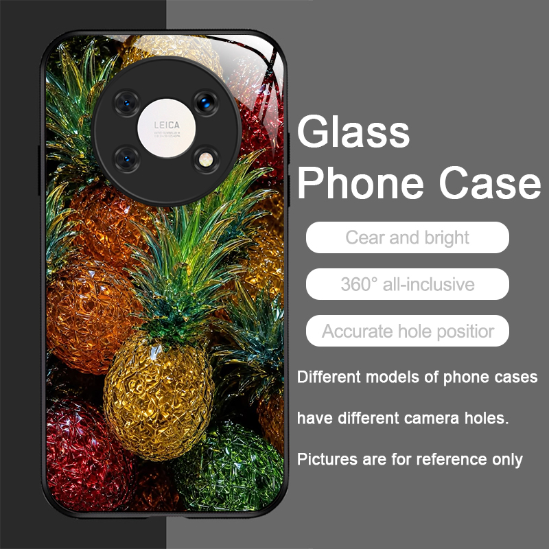 아름다운 크리스탈 과일 디자인 2D 프린팅 강화유리 휴 - Phone Cases Aesthetic 리뷰 및 가격