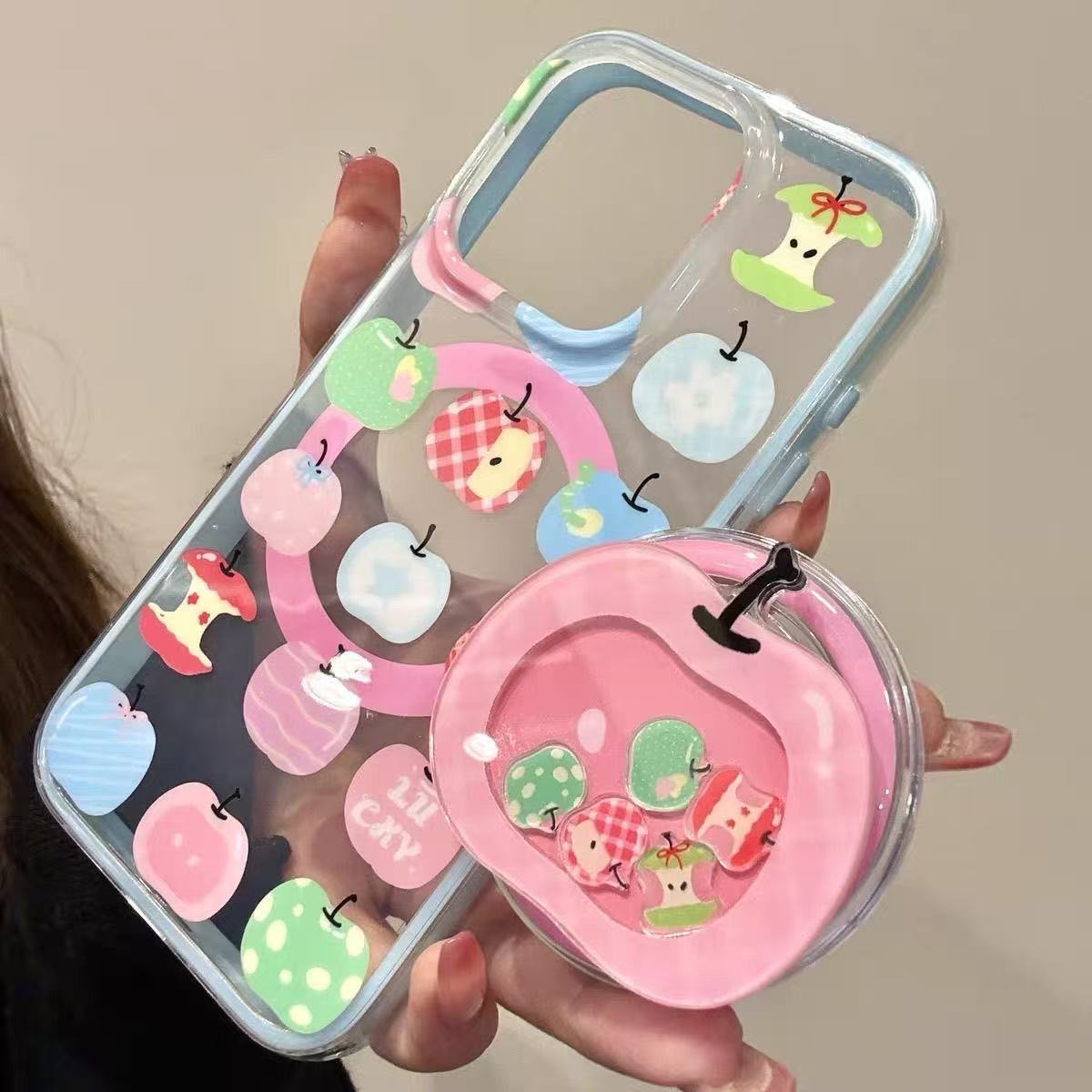 애플 쉐이크 만화 마그세이프 폰 마그네틱 그립톡 스탠드 - Phone Cases Quirky 리뷰 및 가격