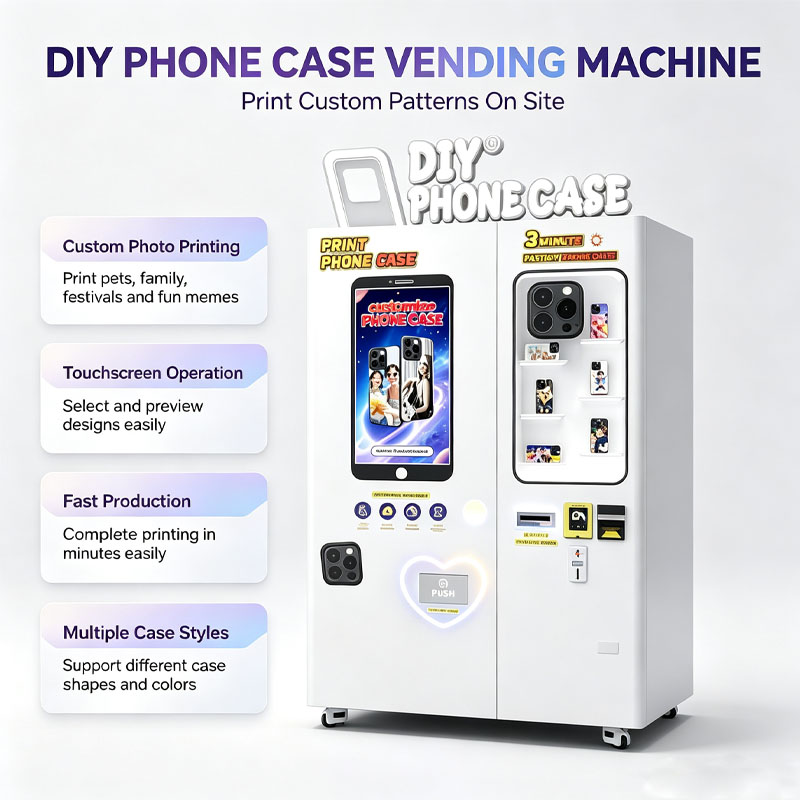 휴대폰 케이스 자판기 자동 맞춤형 케이스 기계 쇼핑몰  - Phone Cases Vending Machine 리뷰 및 가격