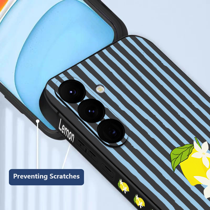 스트라이프 레몬 프린트 TPU 폰 케이스 삼성 갤럭시  - Phone Cases Galaxy A17 리뷰 및 가격