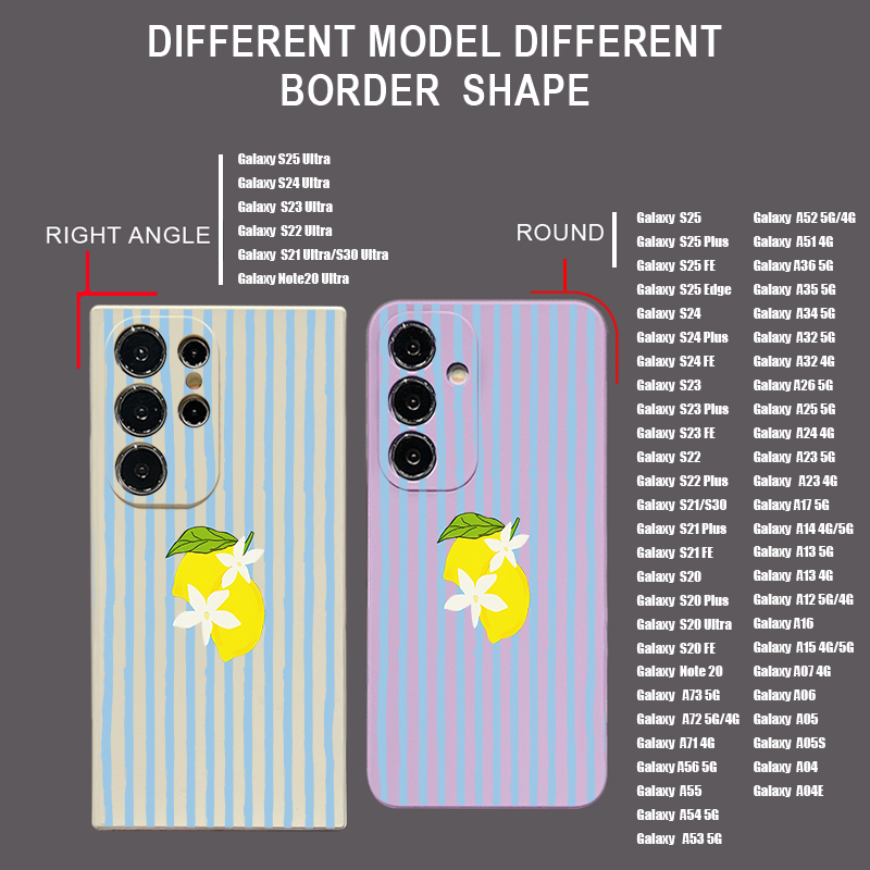 스트라이프 레몬 프린트 TPU 폰 케이스 삼성 갤럭시  - Phone Cases Galaxy A17 리뷰 및 가격
