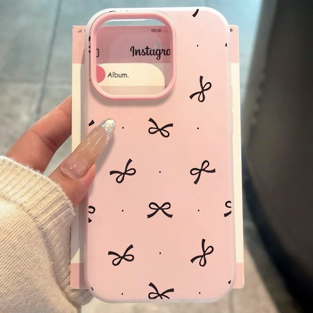 귀여운 리본 물방울 무늬 INS 스타일 아이폰 17 1 - Phone Cases Cute Iphone 13 리뷰 및 가격