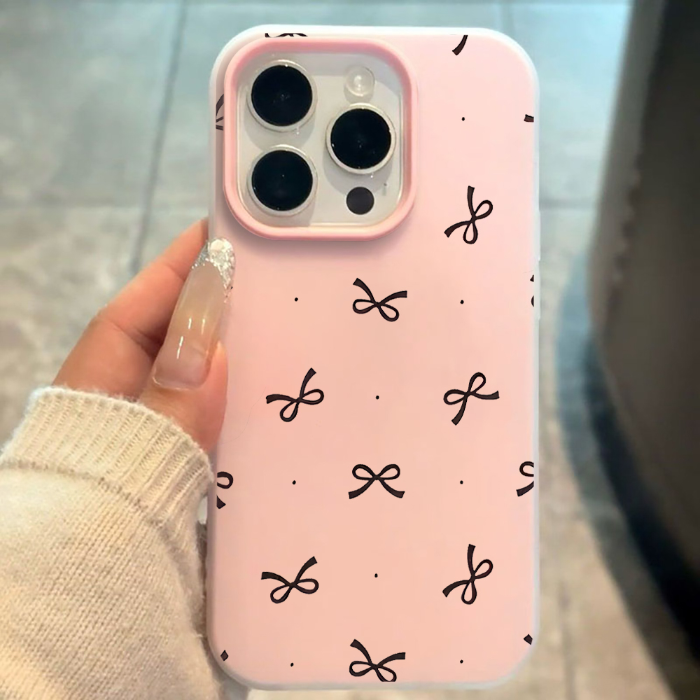 귀여운 리본 물방울 무늬 INS 스타일 아이폰 17 1 - Phone Cases Cute Iphone 13 리뷰 및 가격