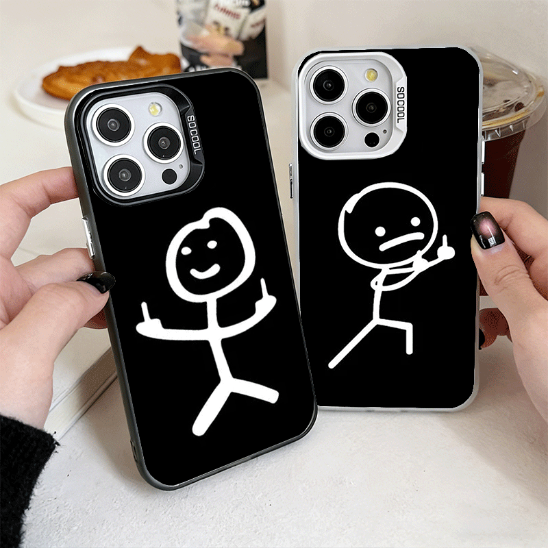 재미있는 스틱맨 매치맨 충격 방지 폰 케이스 (아이폰  - Phone Cases Quirky 리뷰 및 가격