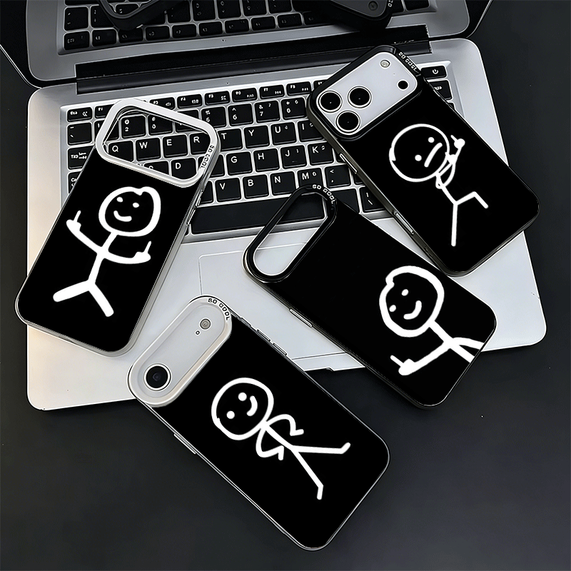 재미있는 스틱맨 매치맨 충격 방지 폰 케이스 (아이폰  - Phone Cases Quirky 리뷰 및 가격