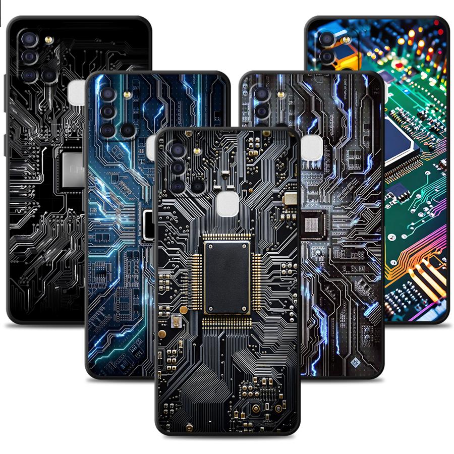 레트로 회로 기판 디자인 폰 케이스 (삼성 갤럭시 A0 - Phone Cases Galaxy A17 리뷰 및 가격