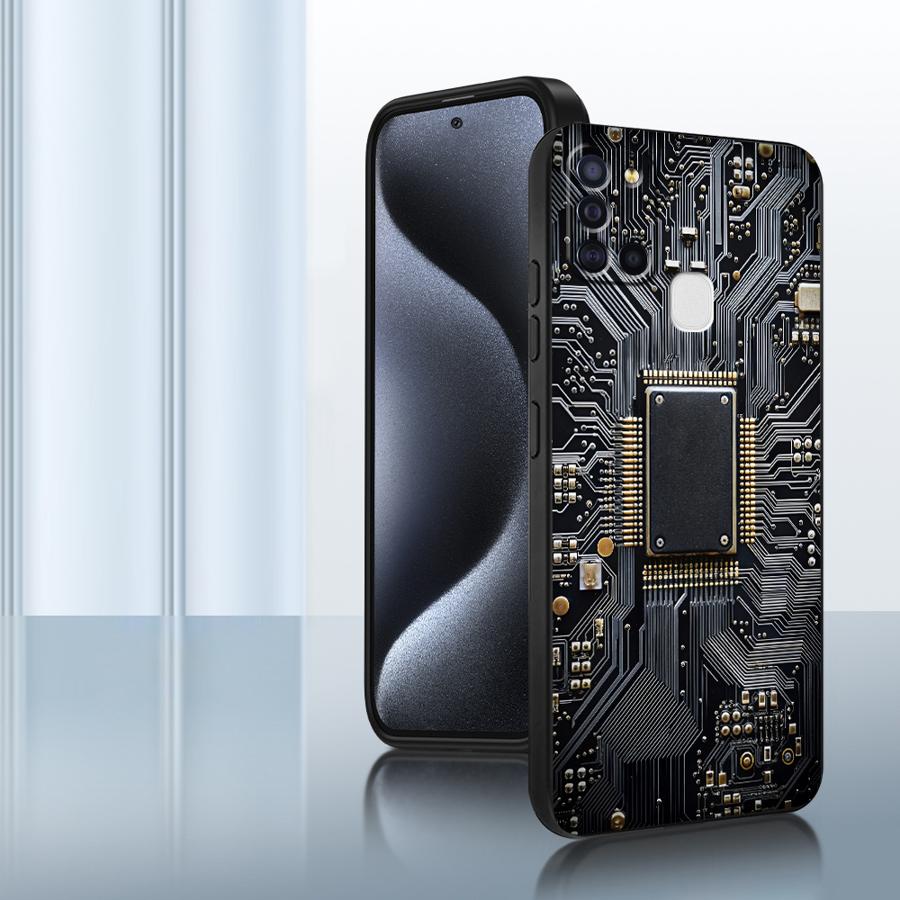 레트로 회로 기판 디자인 폰 케이스 (삼성 갤럭시 A0 - Phone Cases Galaxy A17 리뷰 및 가격