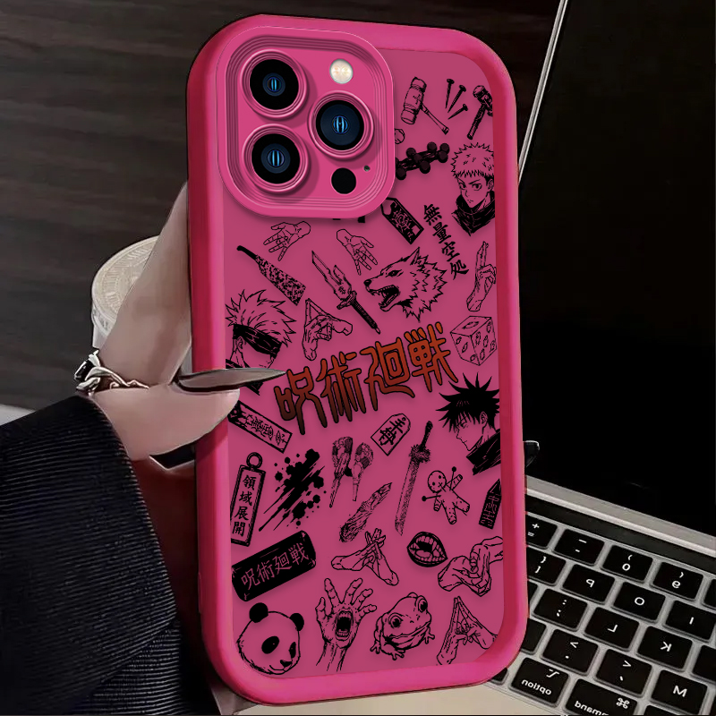 애니메이션 주술회전 콜라주 크리에이티브 폰 케이스 (아 - Phone Cases Jujutsu Kaisen 리뷰 및 가격
