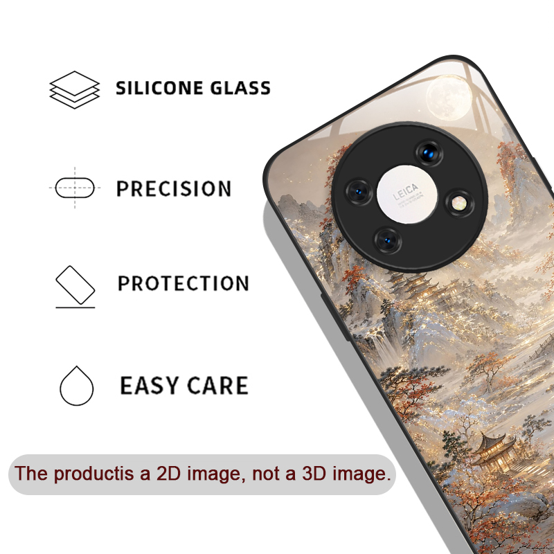 미적 감각의 산악 풍경 패턴 강화유리 휴대폰 케이스 - - Phone Cases Aesthetic 리뷰 및 가격