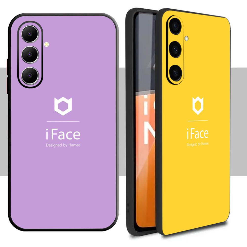 귀여운 패션 로고 iFace 패턴 휴대폰 케이스 삼성  - Phone Cases Black 리뷰 및 가격