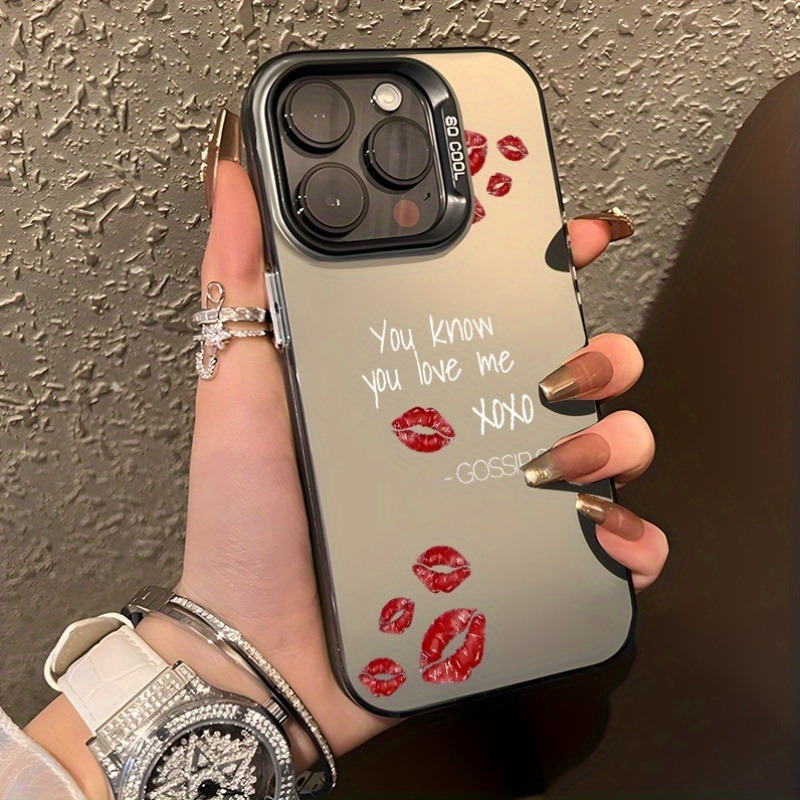 스타일리시한 소문 테마 립 프린트 레이저 디자인의 활력 - Phone Cases You Can Design 리뷰 및 가격