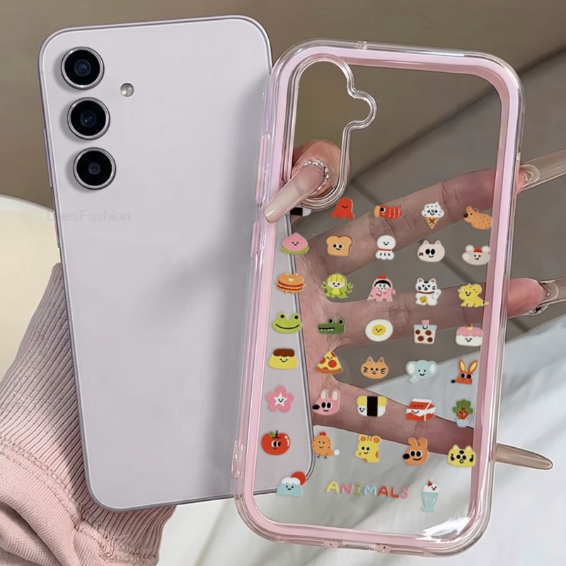 귀여운 고양이 강아지 TPU 투명 핑크 폰 케이스 삼성 - Phone Cases Pink 리뷰 및 가격
