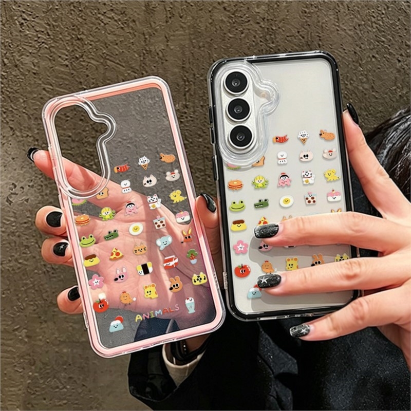 귀여운 고양이 강아지 TPU 투명 핑크 폰 케이스 삼성 - Phone Cases Pink 리뷰 및 가격