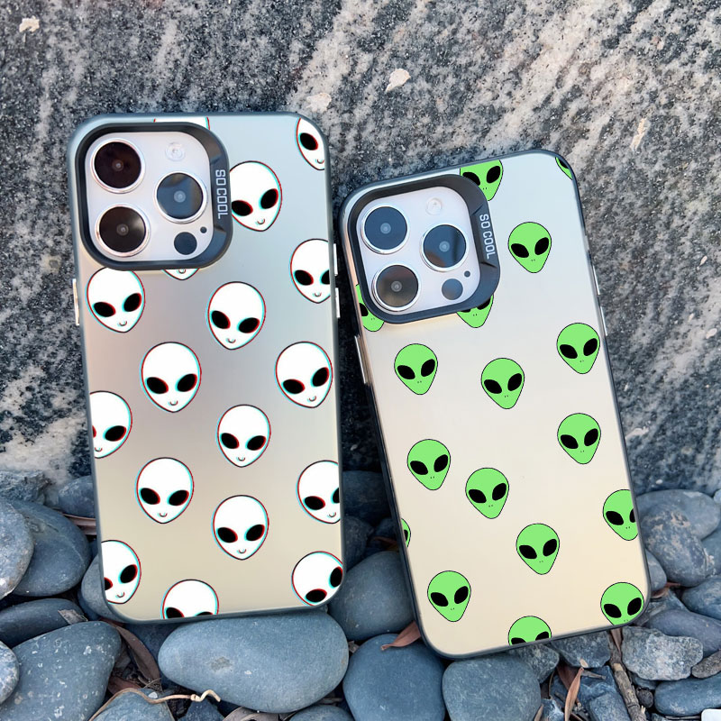 재미있는 만화 외계인 레이저 폰 케이스 (아이폰 17, - Phone Cases Quirky 리뷰 및 가격