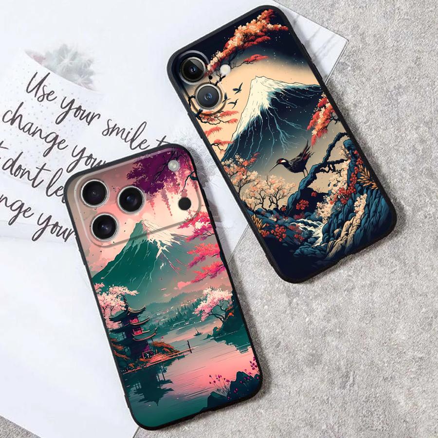 미적 감각의 후지산 푼다 폰 커버 케이스 (애플 아이폰 - Phone Cases Aesthetic 리뷰 및 가격