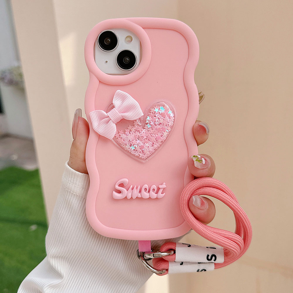 러브 하트 보우 물결 모양의 소프트 폰 케이스 Vivo - Phone Cases Nyc 리뷰 및 가격