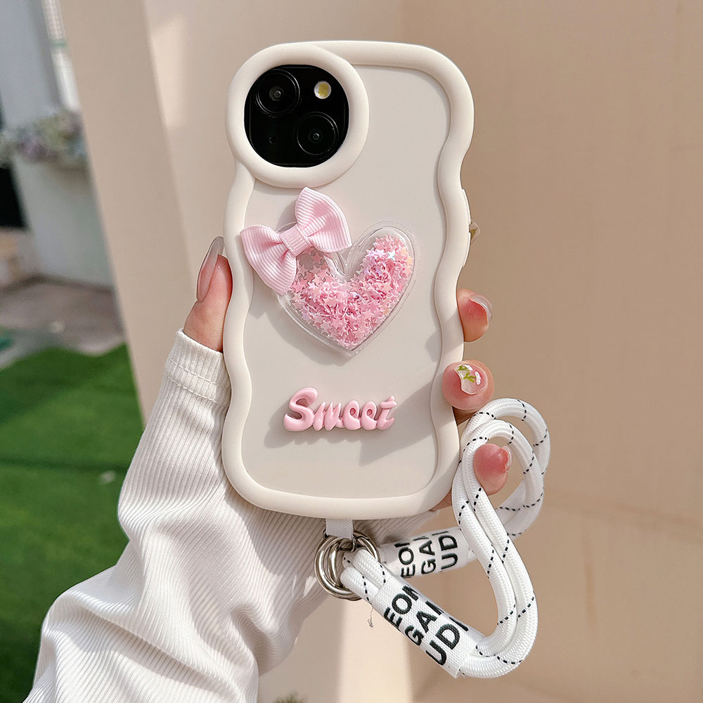 러브 하트 보우 물결 모양의 소프트 폰 케이스 Vivo - Phone Cases Nyc 리뷰 및 가격