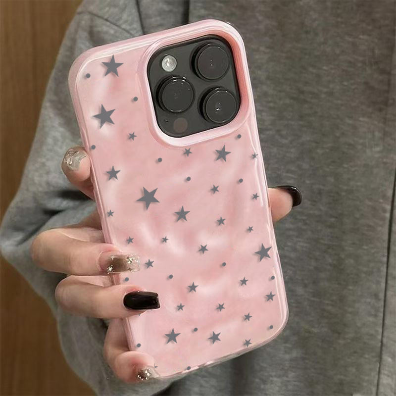 미니멀리스트 스타일의 귀여운 별 무늬 텍스처 아이폰 케 - Phone Cases Cute Iphone 13 리뷰 및 가격