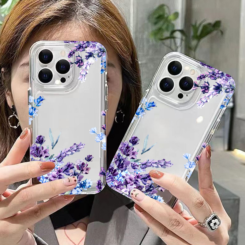 보라색 꽃무늬 소프트 TPU 폰 케이스 (아이폰 17, - Phone Cases Amazon 리뷰 및 가격
